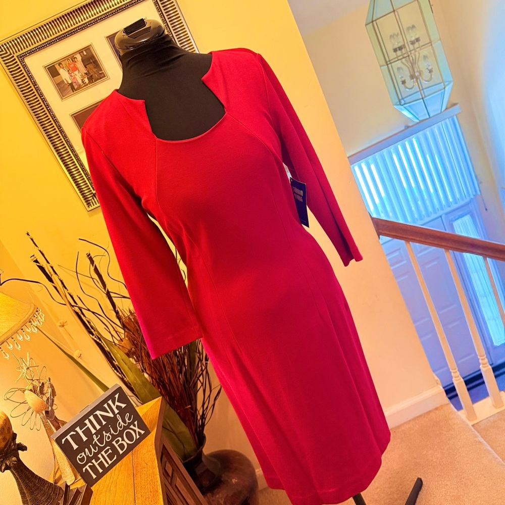 Elegant Red Women's Dress